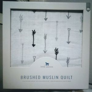 NWT Brushed Muslin Baby Blanket